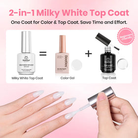 Beetles Gel Polish open cap and brush showing smooth application control