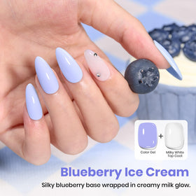 Beetles Gel Polish 15ml bottle next to ruler showing compact size