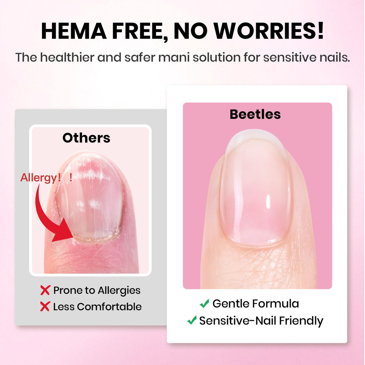 beetles gel polish mini LED lamp curing nails for faster finish