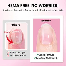 beetles gel polish mini LED lamp curing nails for faster finish