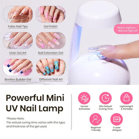 beetles Gel Polish mini UV lamp curing tips for quick hardening