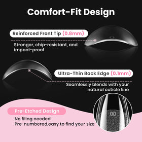 beetles mini UV lamp curing a nail tip quickly for reliable gel set