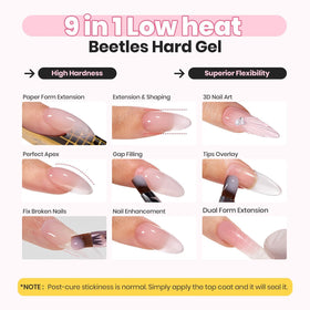 beetles mint-sheer gel texture closeup revealing consistency benefit: balanced flow for sculpting