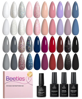Beetles Modern Muse box front showing set benefits and gift-ready design