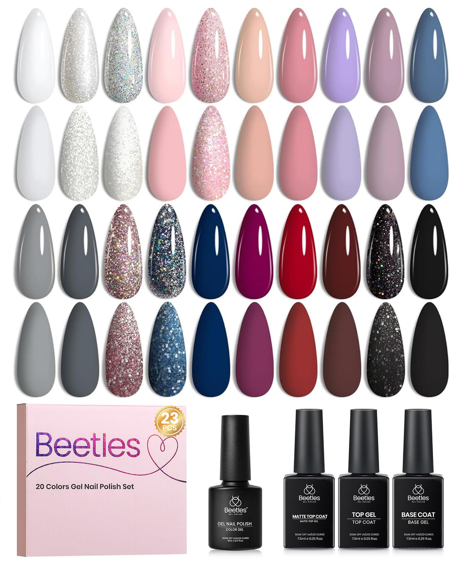 Beetles Modern Muse box front showing set benefits and gift-ready design