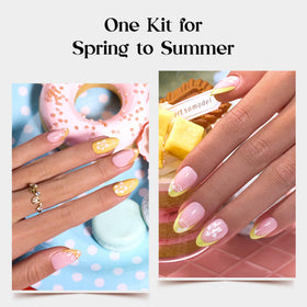 beetles flexible nail base detail illustrating natural fit and comfortable wear