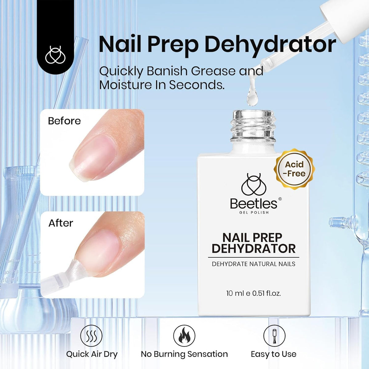 beetles nail dehydrator bottle detail removing oils for better adhesion