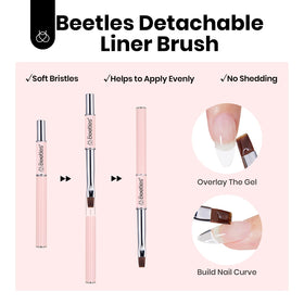 beetles nail technician applying gel showing controlled application and clean edges