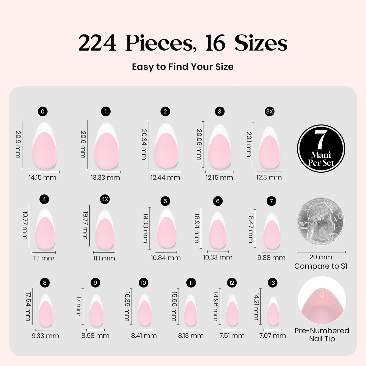 beetles gel polish nails in hand showing scale and comfortable short almond shape