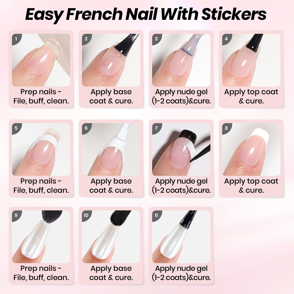 beetles nails in use application scene showing brand tools creating glazed nails