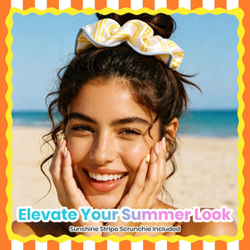 Beetles Gel Polish styled nails at summer party, bold neon attracts attention