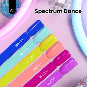 Beetles brush stroke display of neon polish texture showing smooth, high-pigment coverage