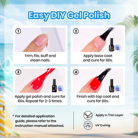 Beetles neon nails with summer outfit lifestyle scene showing bold color impact at events
