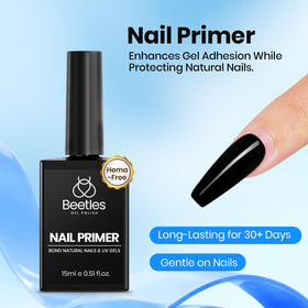 Beetles Gel Polish no-wipe top coat swatch, high-gloss protective finish benefits