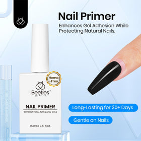 beetles no-wipe top coat cured gloss sheen on nails benefit: long-lasting shine
