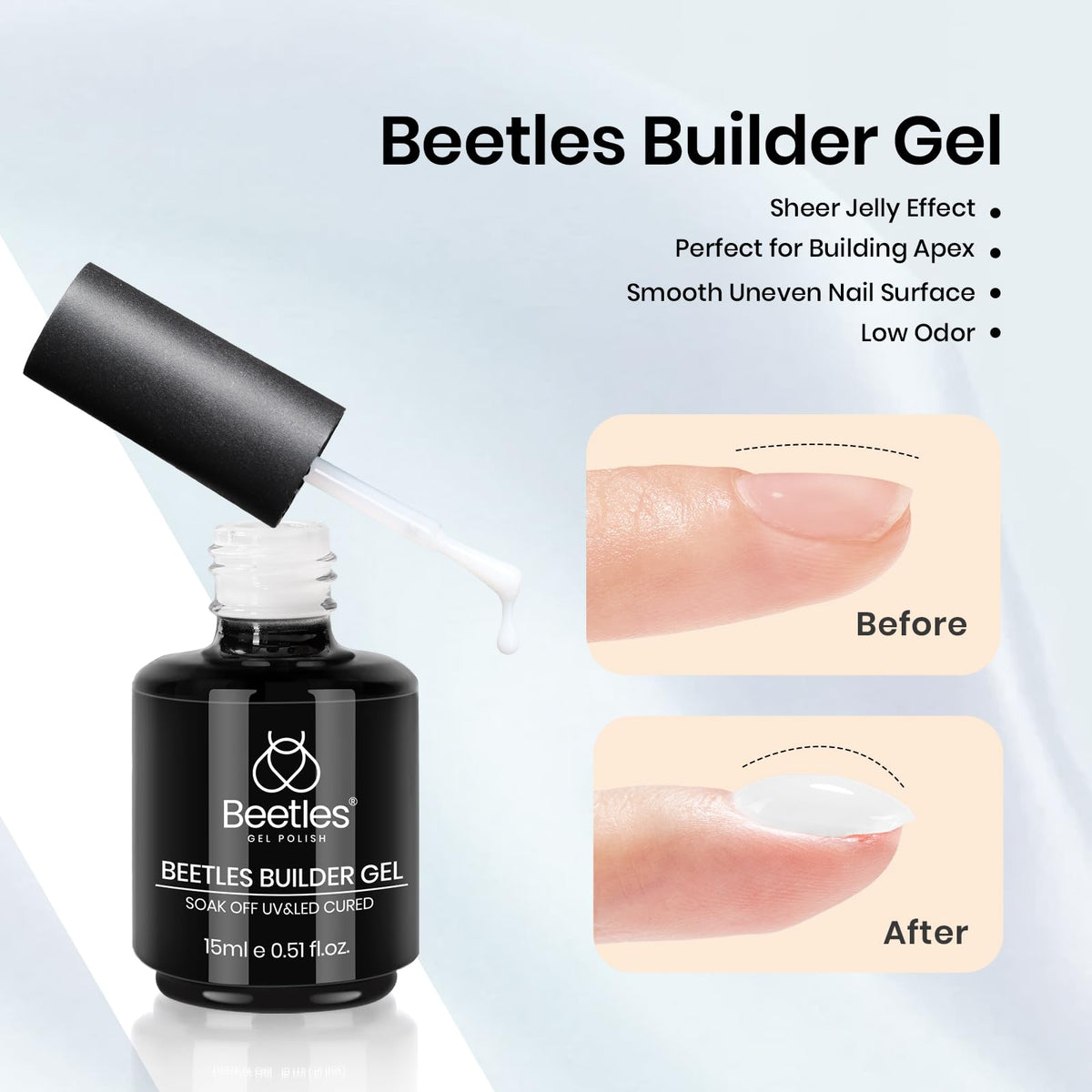 Beetles no-wipe top coat cured high-gloss finish that resists chips and adds shine