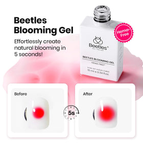 beetles no-wipe topcoat glossy finish on nails for durable shine