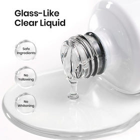Beetles no‑wipe topcoat gloss sheen reflecting light for long‑lasting shine