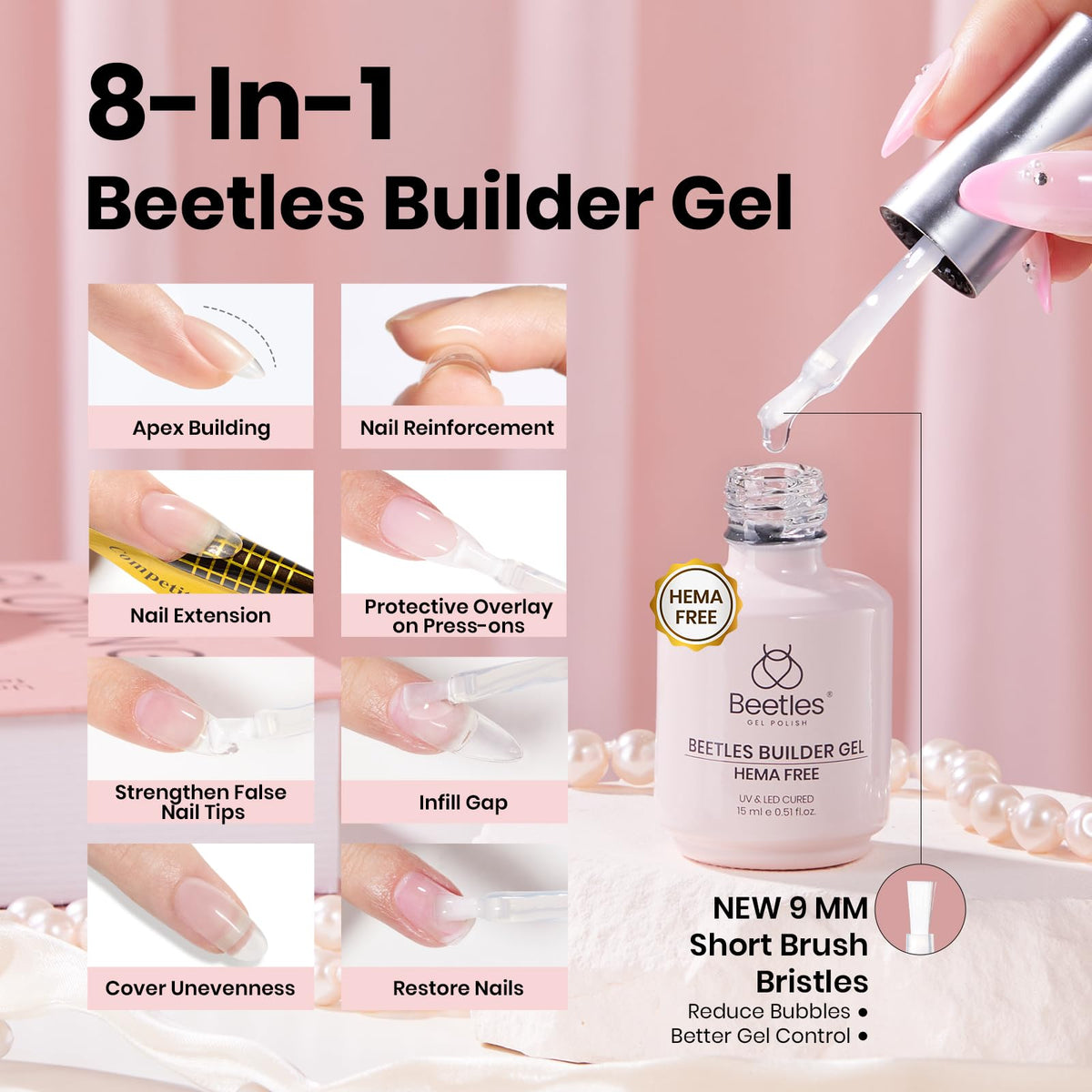 beetles no-wipe topcoat swatch showing high-gloss finish and chip resistance