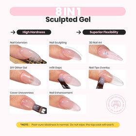 beetles builder gel texture close-up highlighting smooth jelly finish for precise sculpting