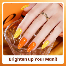 beetles ombre manicure in use demonstrating gradient effect and durability