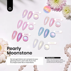 beetles open bottles with visible pastel shades demonstrating color variety and shimmer