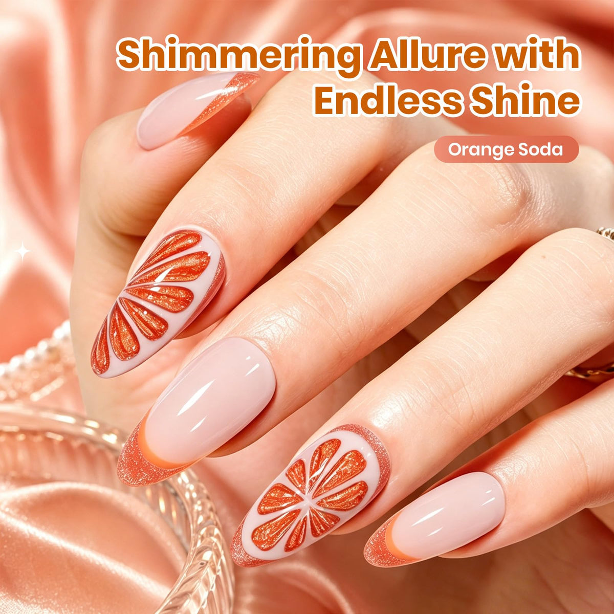 beetles Gel Polish magnet held over wet polish forming cat-eye stripe benefit