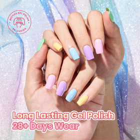 beetles gel polish bottle label detail showing color code and professional formulation