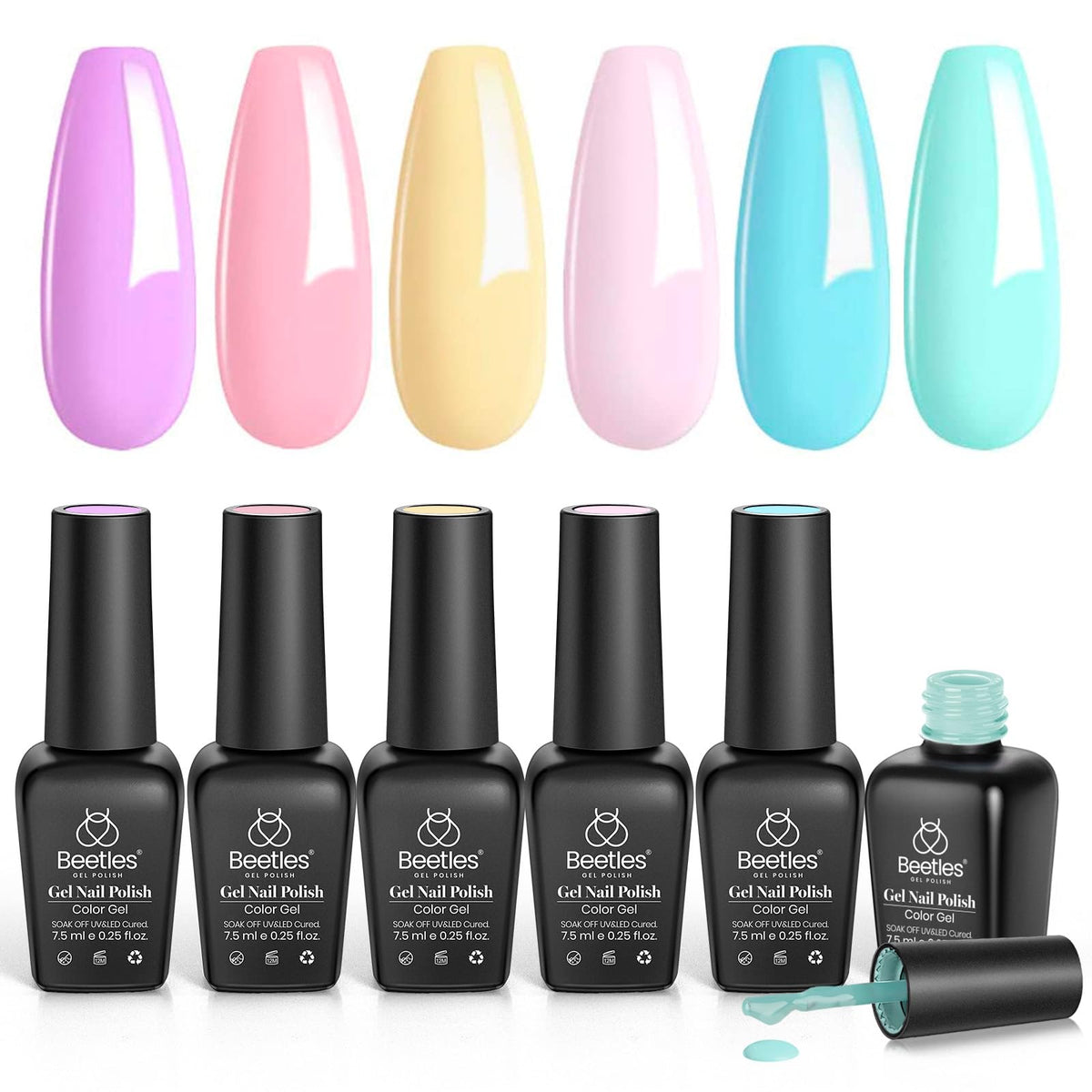 beetles pastel lifestyle summer garden nails styled outdoors showing seasonal look inspiration