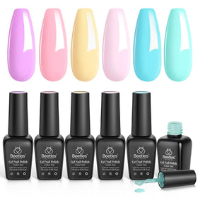 beetles pastel lifestyle summer garden nails styled outdoors showing seasonal look inspiration