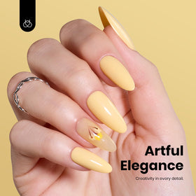 Beetles Gel Polish applied during manicure illustrating neat, salon-style results