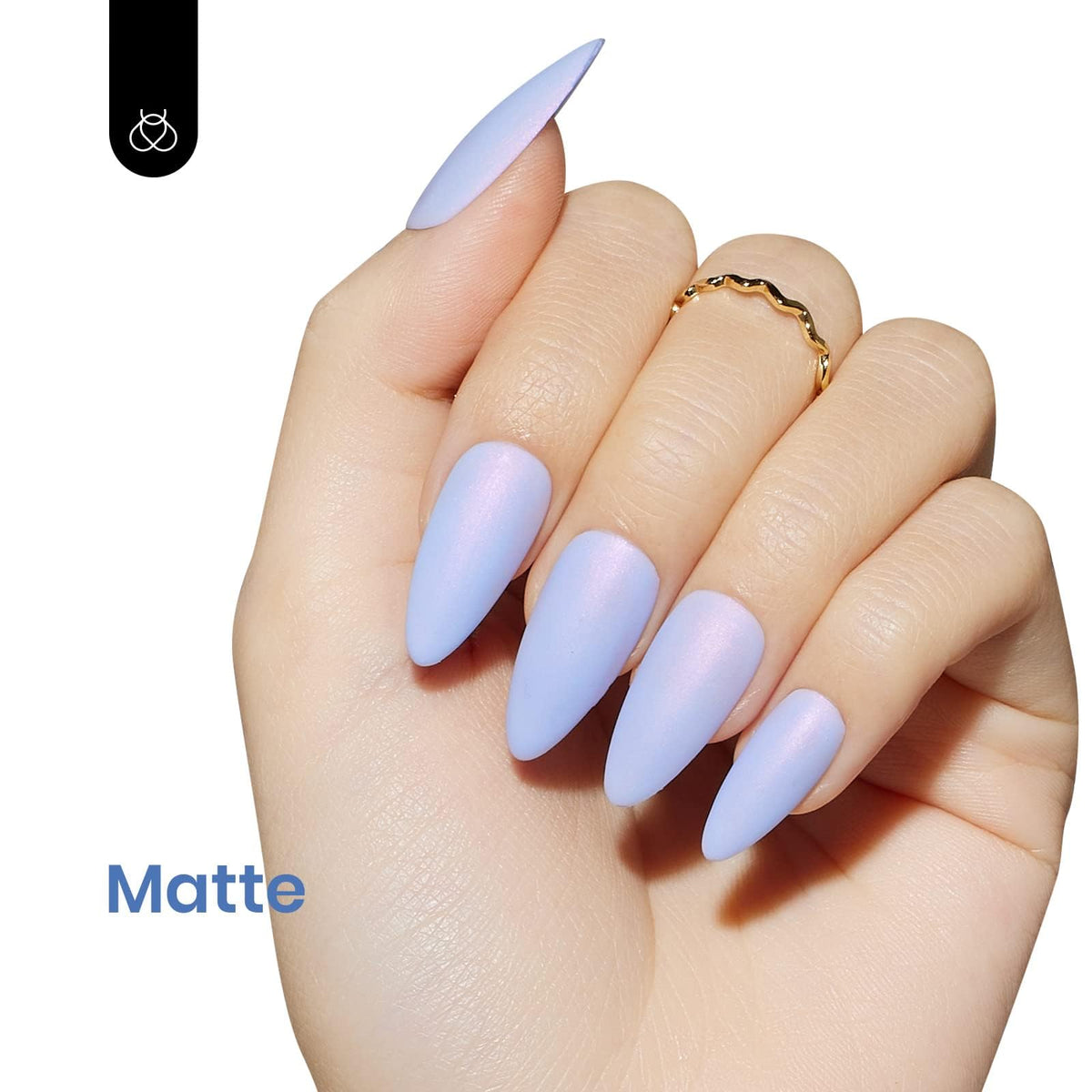 beetles periwinkle applied on fingertips in lifestyle setting — wearable elegance