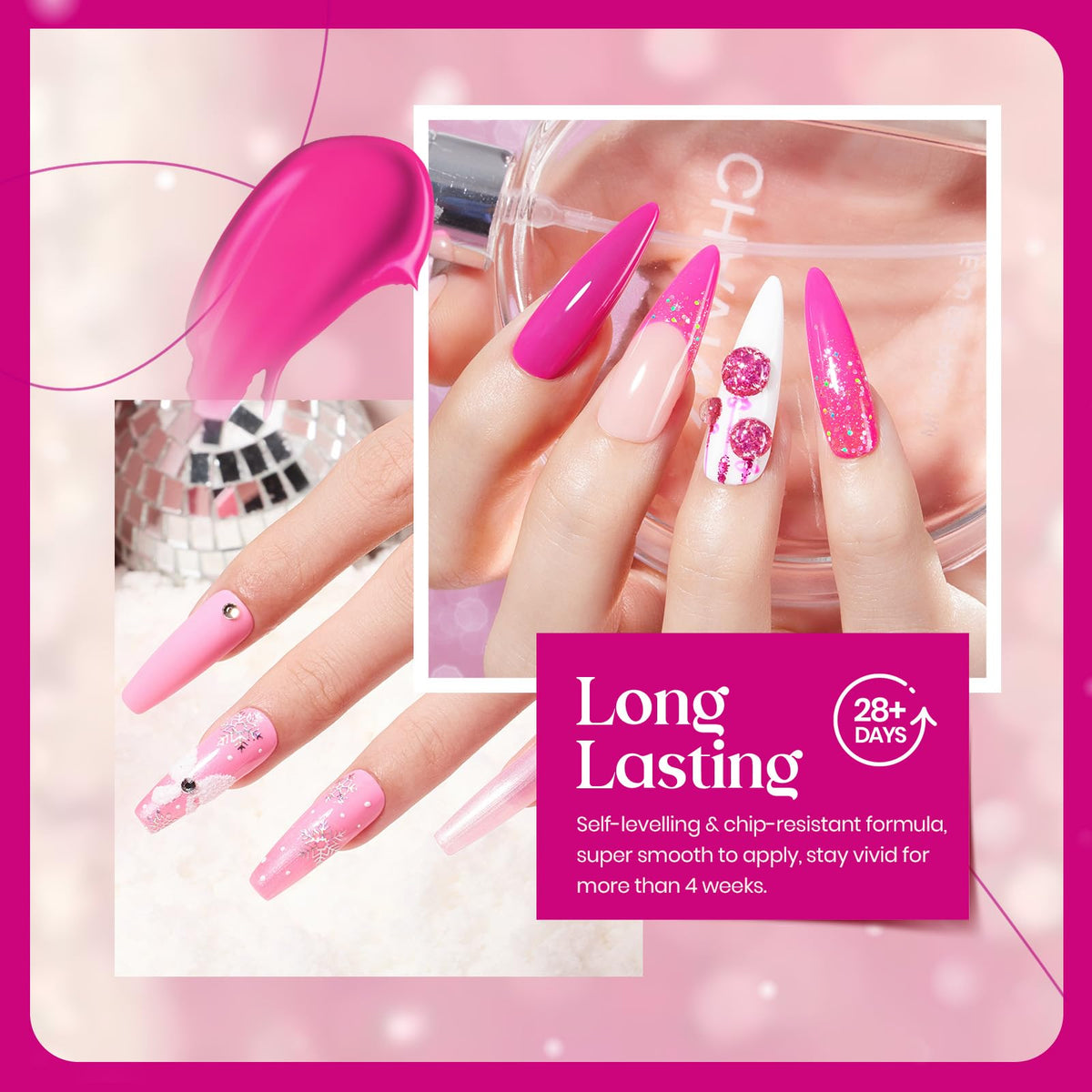 beetles Gel Polish bottle label detail showing shade codes and professional look