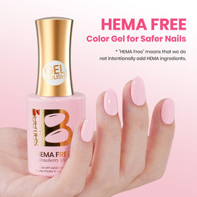 beetles Gel Polish label close-up highlighting shade and volume
