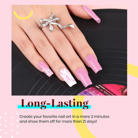 Beetles Gel Polish brush stroke illustrating smooth application and high pigmentation benefit