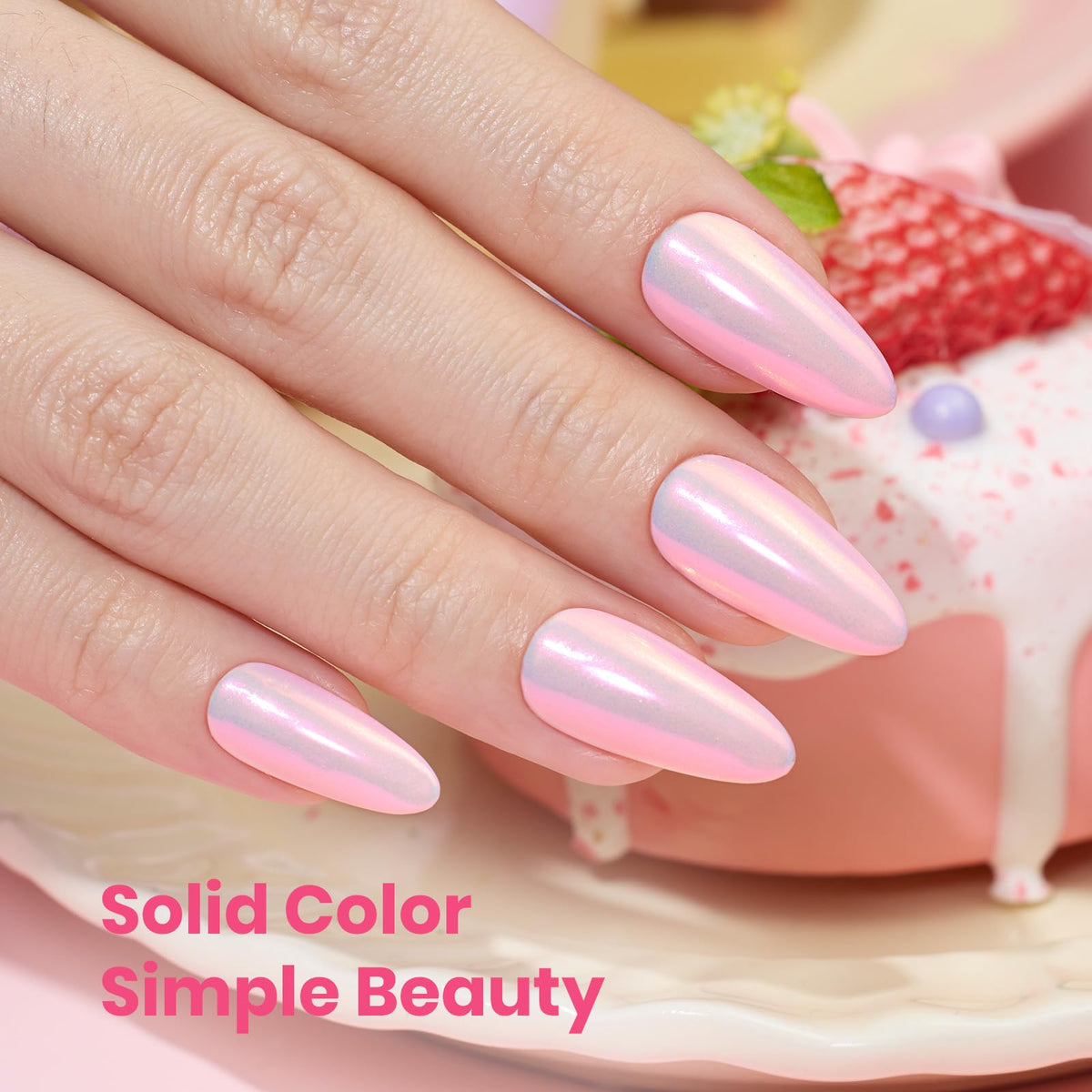 beetles Gel Polish brush stroke texture showing smooth self-leveling finish