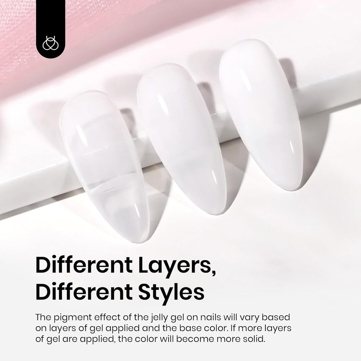 Beetles polish drop close-up showing translucent milky texture and buildable coverage