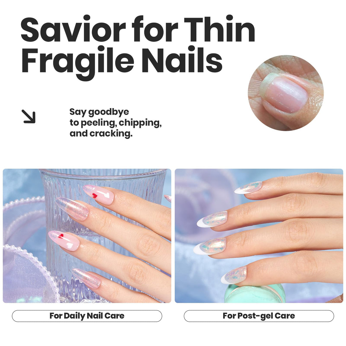 beetles nail polish applied on nails in lifestyle shot showing wearable sparkle for events