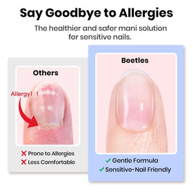 beetles primer label detail highlighting protein formula and nail protection