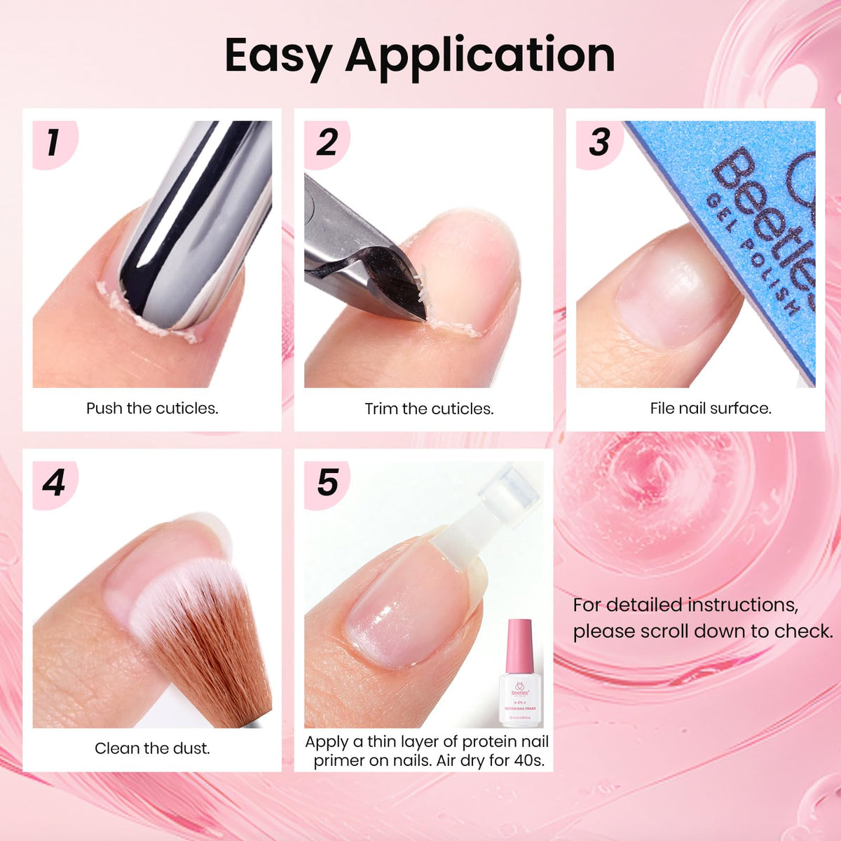 beetles primer on vanity illustrating everyday nail prep convenience
