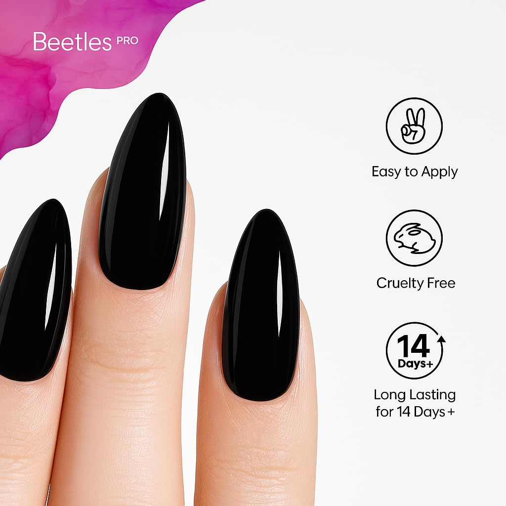 beetles gel polish brush detail demonstrating smooth application benefit