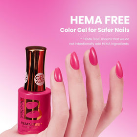 Beetles Gel Polish brush stroke displaying smooth coverage and vivid color