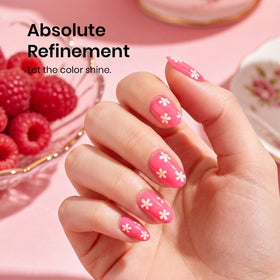 Beetles Gel Polish cap and label detail matching liquid color for quick shade recognition
