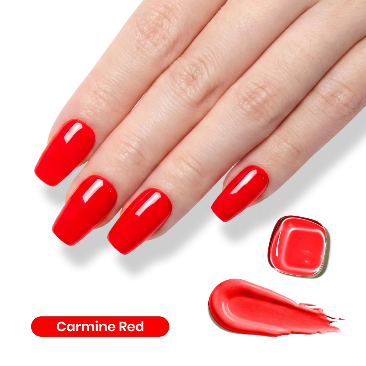 Beetles Gel Polish brush stroke demonstrating smooth application and even coverage benefit