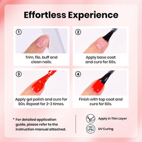 Beetles Gel Polish label and bottle showing color-match design for easy shade selection benefit