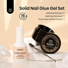 Beetles Gel Polish remover softening glue during safe removal