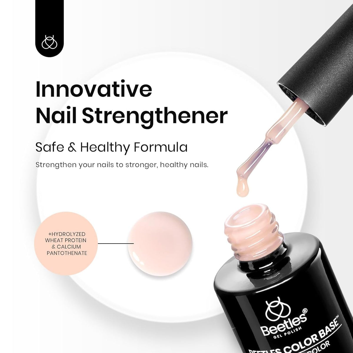 Beetles Gel Polish brush detail demonstrating smooth applicator for precise strokes