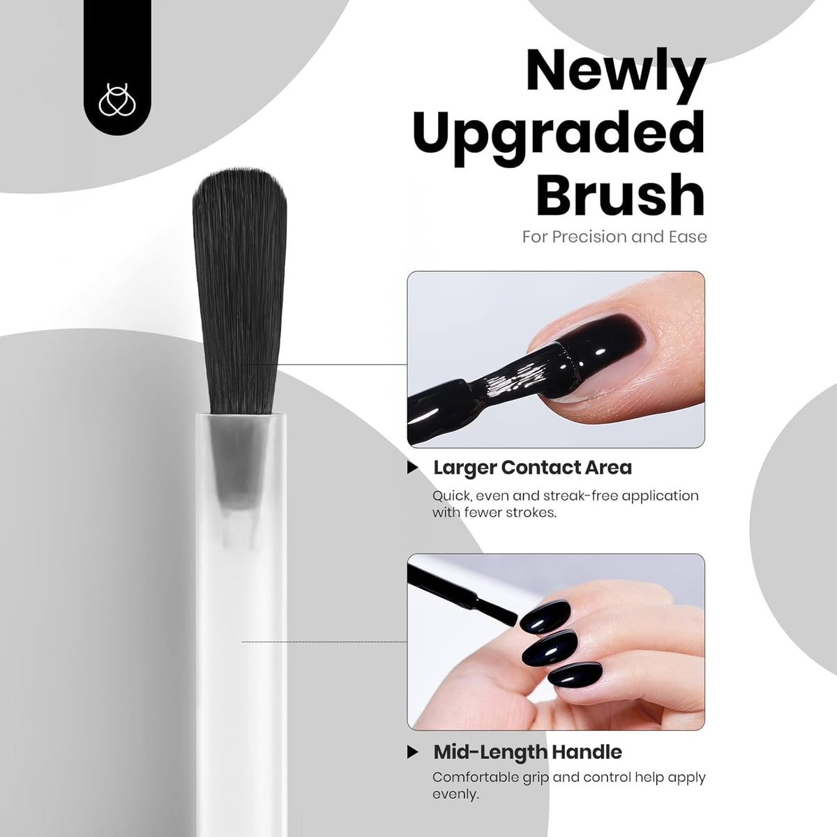 beetles Gel Polish application in salon setting, illustrates professional-ready finish