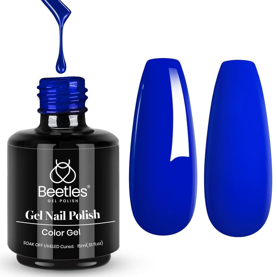 beetles sapphire love front bottle showing product and color benefit