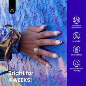 beetles sapphire love manicure lifestyle summer outfit showing stylish look benefit